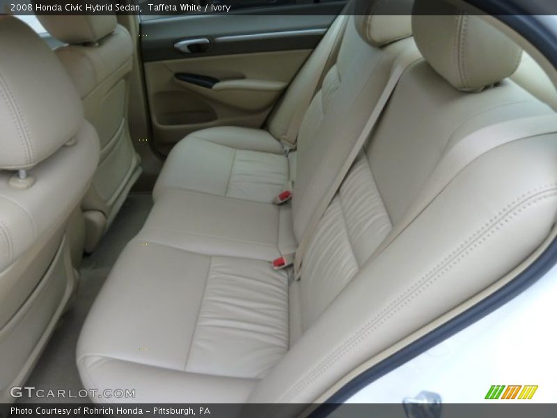 Taffeta White / Ivory 2008 Honda Civic Hybrid Sedan
