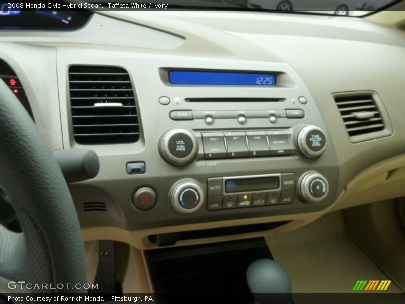 Taffeta White / Ivory 2008 Honda Civic Hybrid Sedan