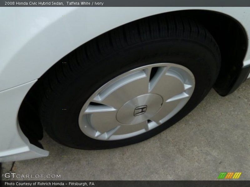 Taffeta White / Ivory 2008 Honda Civic Hybrid Sedan