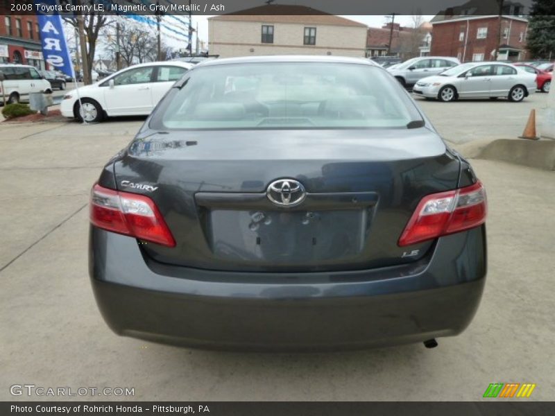 Magnetic Gray Metallic / Ash 2008 Toyota Camry LE