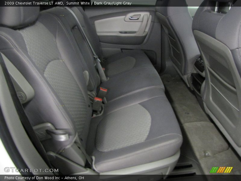 Summit White / Dark Gray/Light Gray 2009 Chevrolet Traverse LT AWD