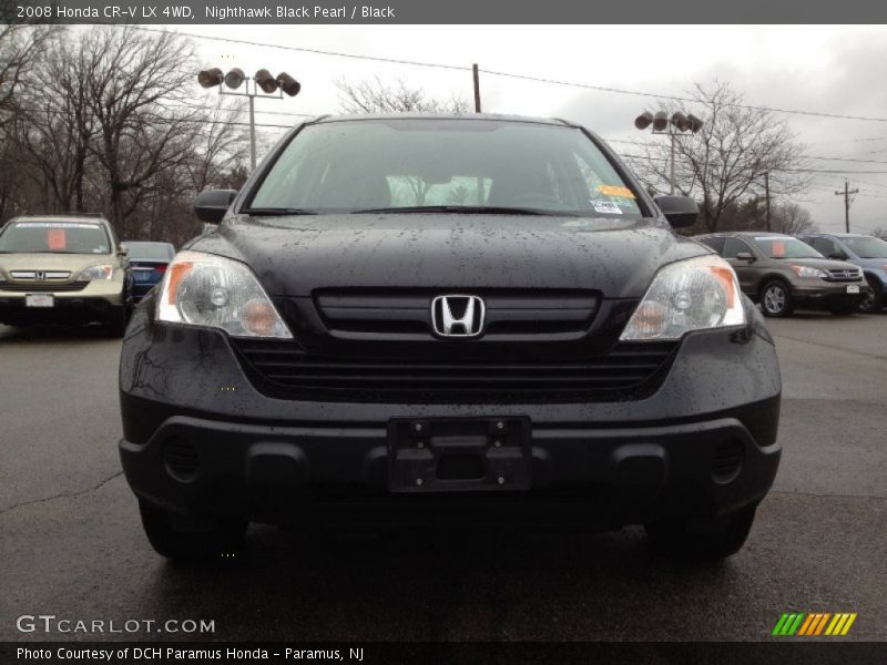 Nighthawk Black Pearl / Black 2008 Honda CR-V LX 4WD