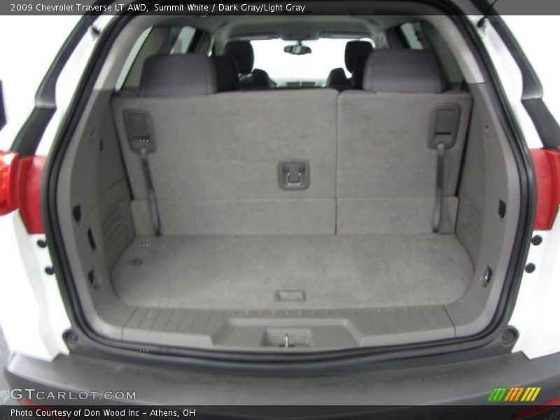 Summit White / Dark Gray/Light Gray 2009 Chevrolet Traverse LT AWD