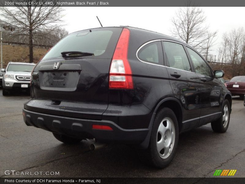 Nighthawk Black Pearl / Black 2008 Honda CR-V LX 4WD