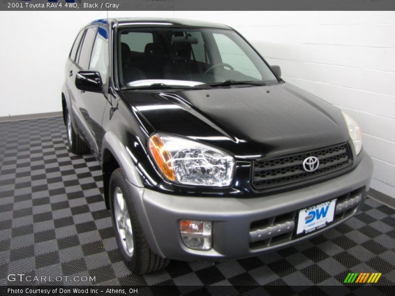 Black / Gray 2001 Toyota RAV4 4WD