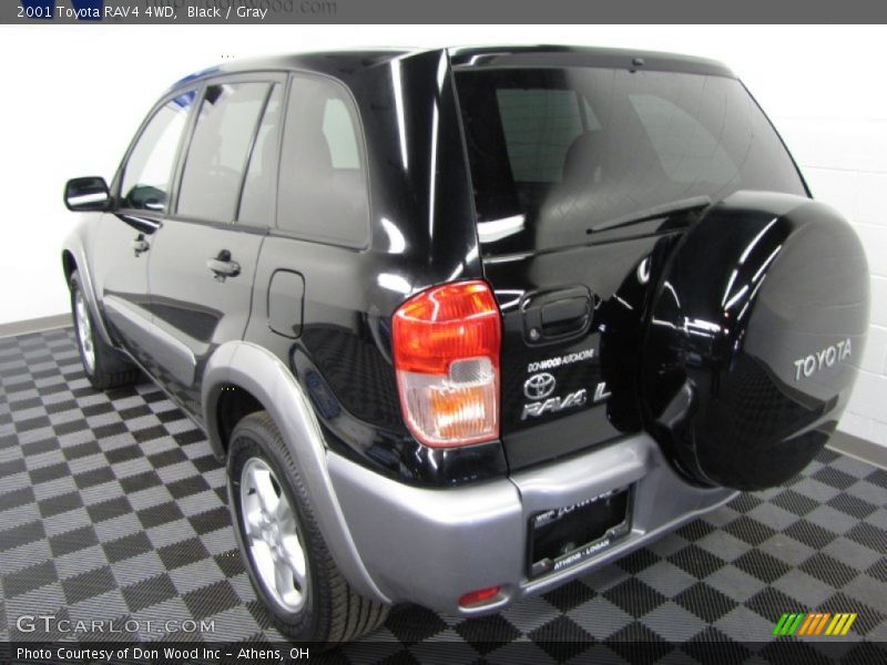 Black / Gray 2001 Toyota RAV4 4WD