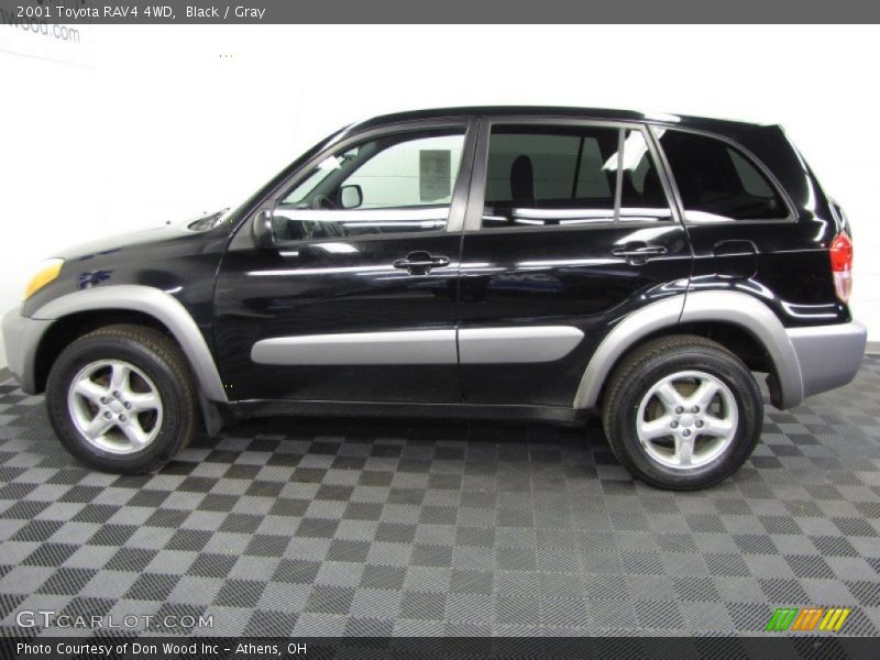 Black / Gray 2001 Toyota RAV4 4WD