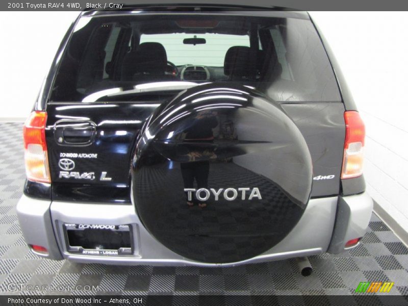 Black / Gray 2001 Toyota RAV4 4WD