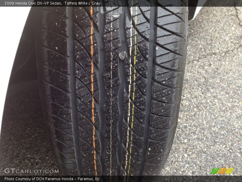 Taffeta White / Gray 2009 Honda Civic DX-VP Sedan