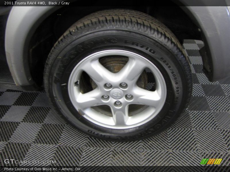 Black / Gray 2001 Toyota RAV4 4WD