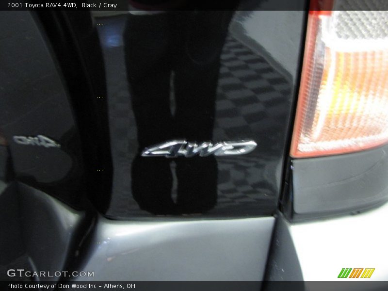 Black / Gray 2001 Toyota RAV4 4WD