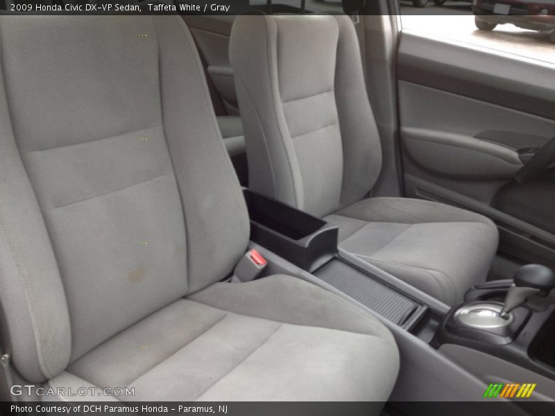 Taffeta White / Gray 2009 Honda Civic DX-VP Sedan