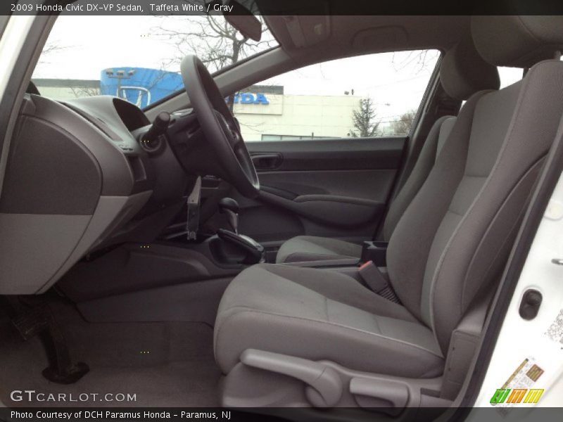 Taffeta White / Gray 2009 Honda Civic DX-VP Sedan