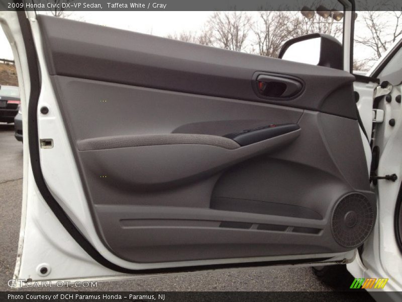 Taffeta White / Gray 2009 Honda Civic DX-VP Sedan