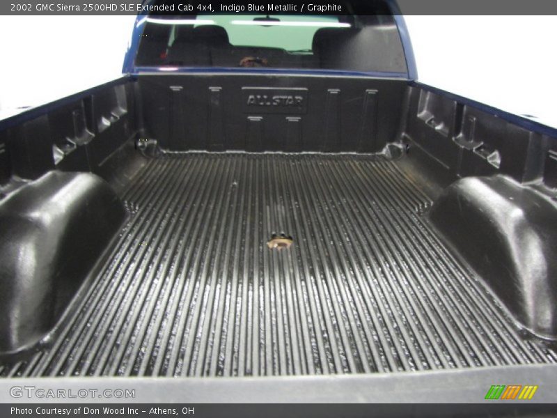 Indigo Blue Metallic / Graphite 2002 GMC Sierra 2500HD SLE Extended Cab 4x4