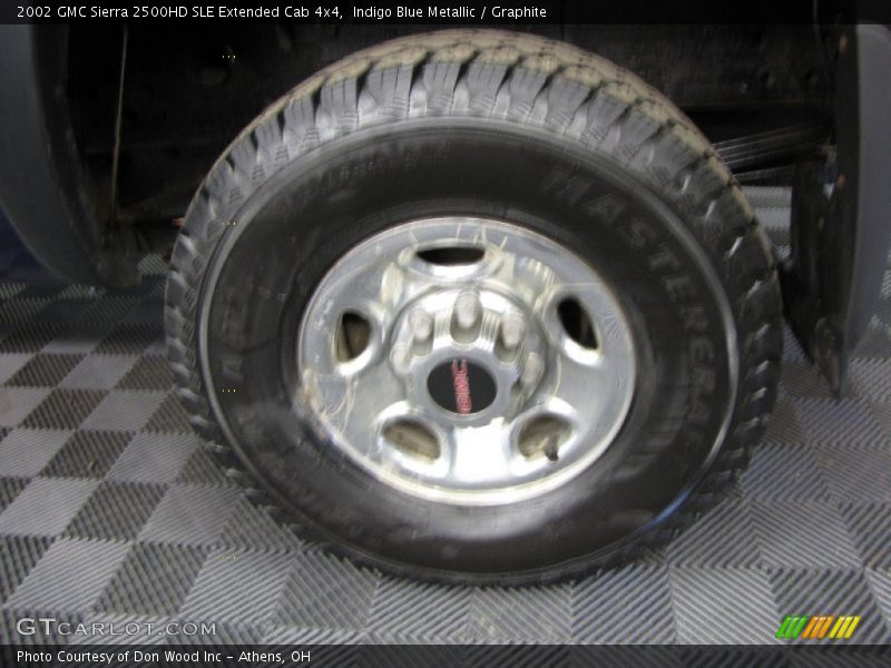 Indigo Blue Metallic / Graphite 2002 GMC Sierra 2500HD SLE Extended Cab 4x4