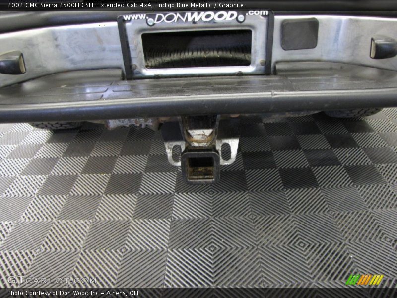 Indigo Blue Metallic / Graphite 2002 GMC Sierra 2500HD SLE Extended Cab 4x4