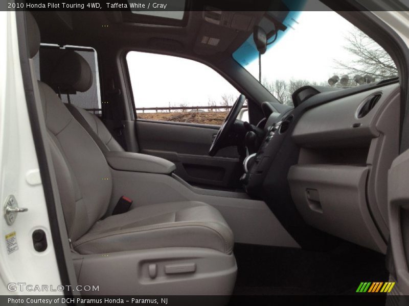 Taffeta White / Gray 2010 Honda Pilot Touring 4WD