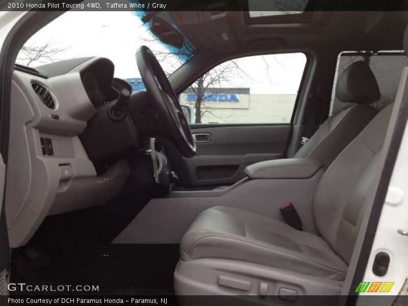 Taffeta White / Gray 2010 Honda Pilot Touring 4WD