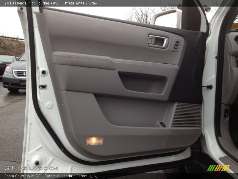 Taffeta White / Gray 2010 Honda Pilot Touring 4WD