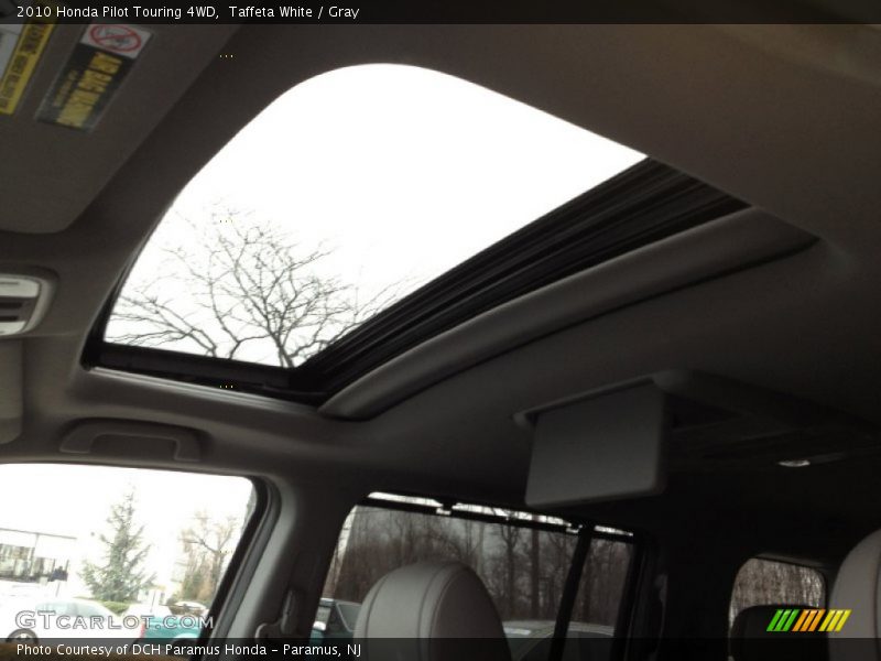 Taffeta White / Gray 2010 Honda Pilot Touring 4WD