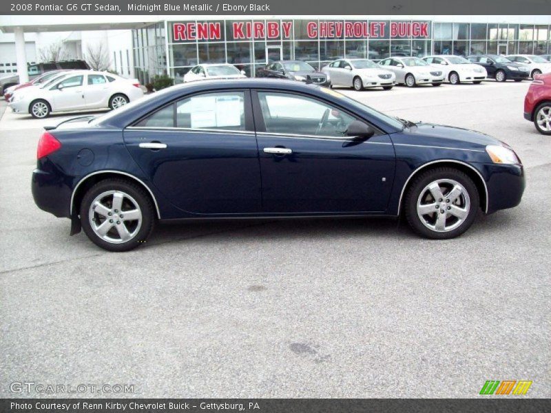 Midnight Blue Metallic / Ebony Black 2008 Pontiac G6 GT Sedan