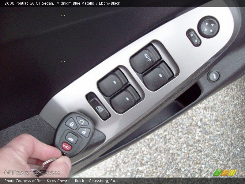 Midnight Blue Metallic / Ebony Black 2008 Pontiac G6 GT Sedan