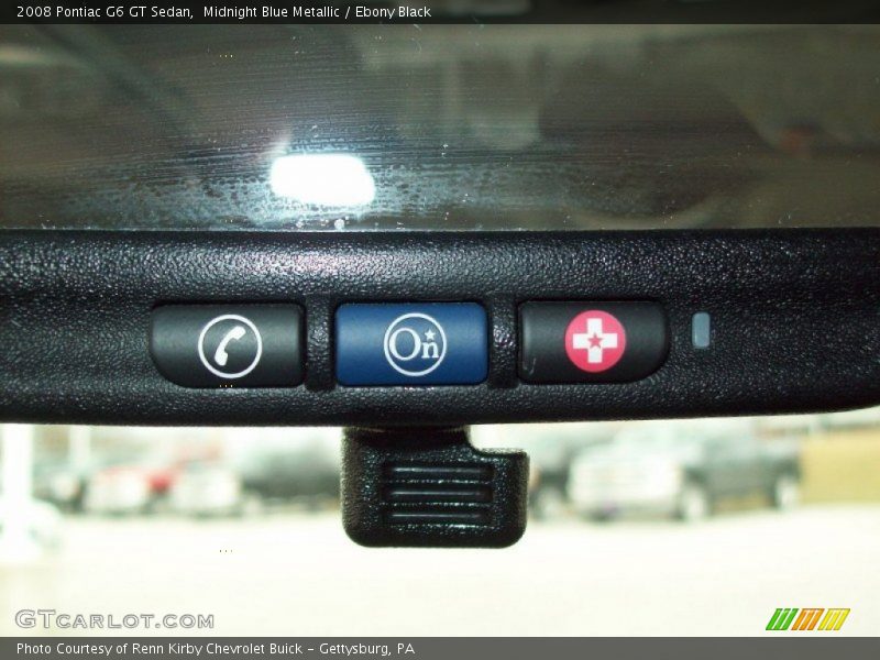 Midnight Blue Metallic / Ebony Black 2008 Pontiac G6 GT Sedan