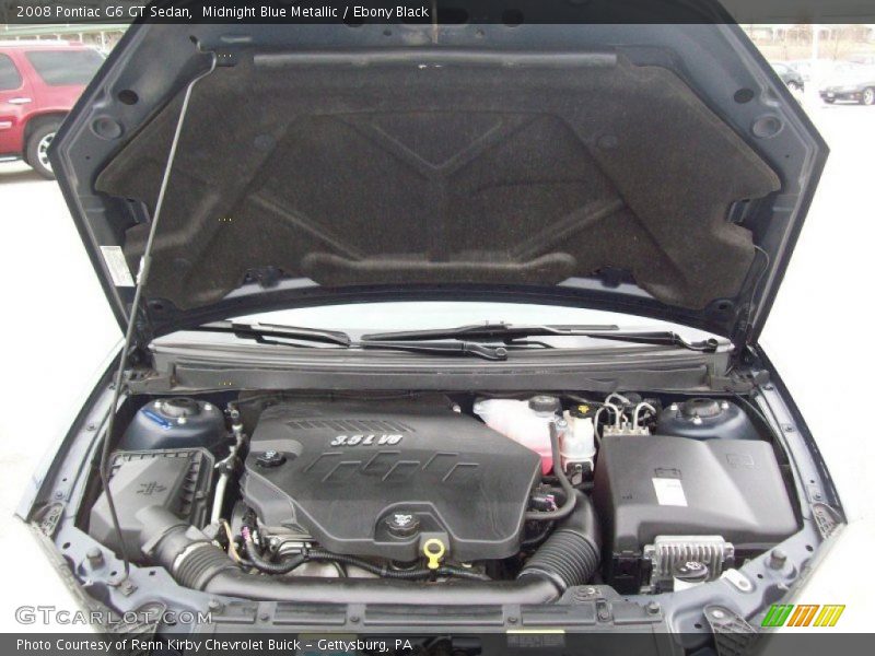 Midnight Blue Metallic / Ebony Black 2008 Pontiac G6 GT Sedan