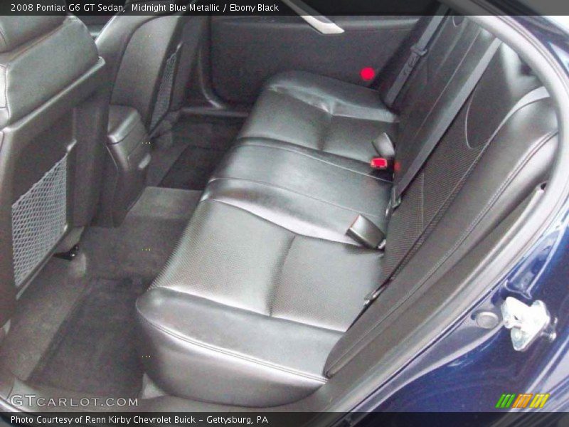 Midnight Blue Metallic / Ebony Black 2008 Pontiac G6 GT Sedan