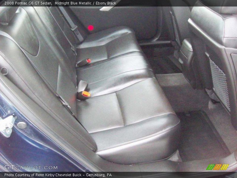 Midnight Blue Metallic / Ebony Black 2008 Pontiac G6 GT Sedan