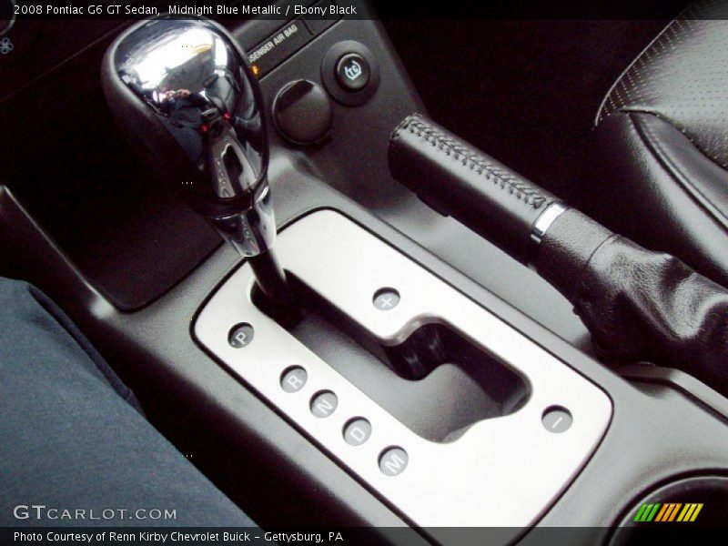 Midnight Blue Metallic / Ebony Black 2008 Pontiac G6 GT Sedan