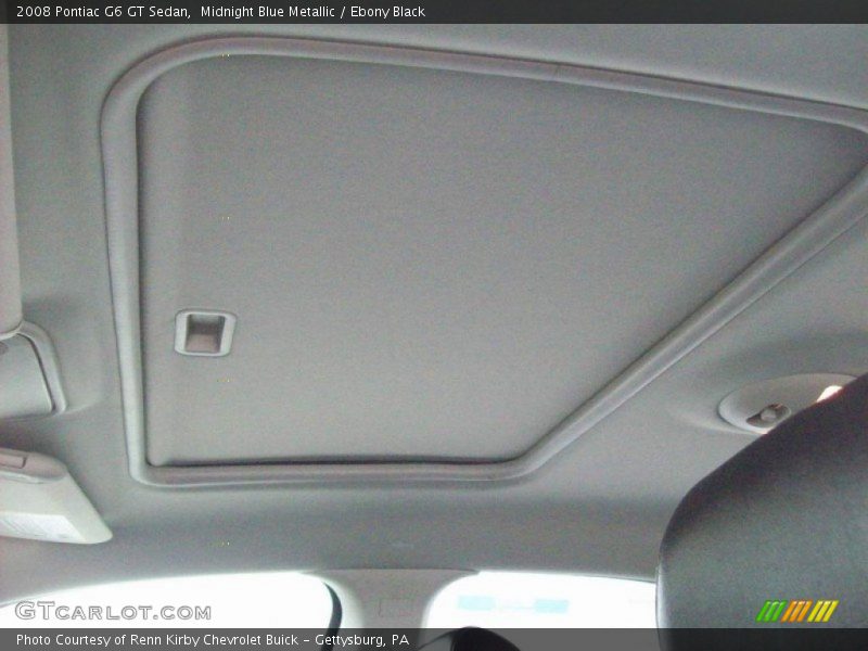 Midnight Blue Metallic / Ebony Black 2008 Pontiac G6 GT Sedan