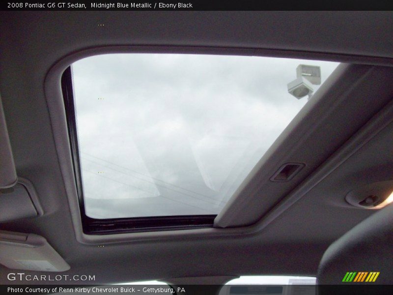 Midnight Blue Metallic / Ebony Black 2008 Pontiac G6 GT Sedan