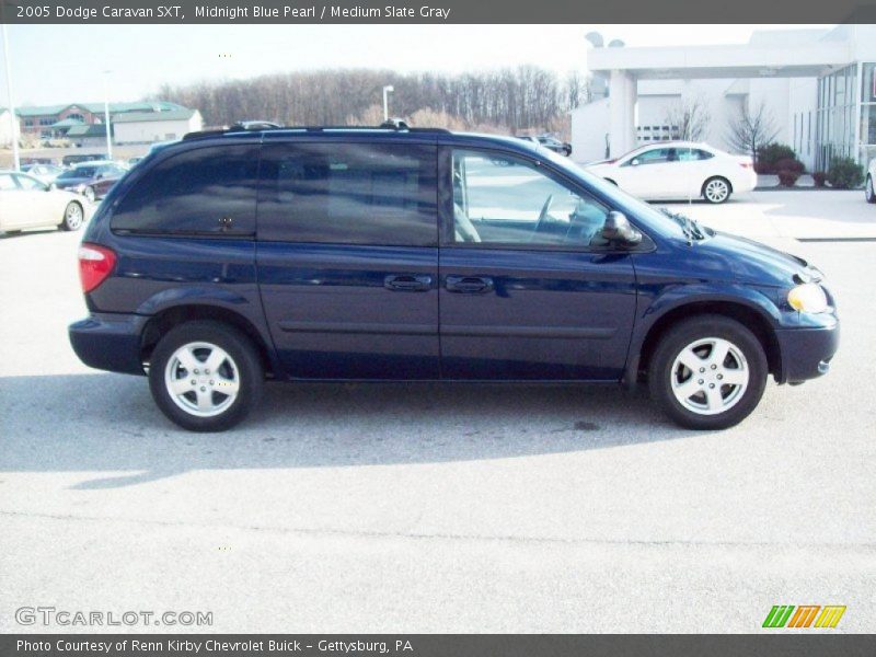 Midnight Blue Pearl / Medium Slate Gray 2005 Dodge Caravan SXT