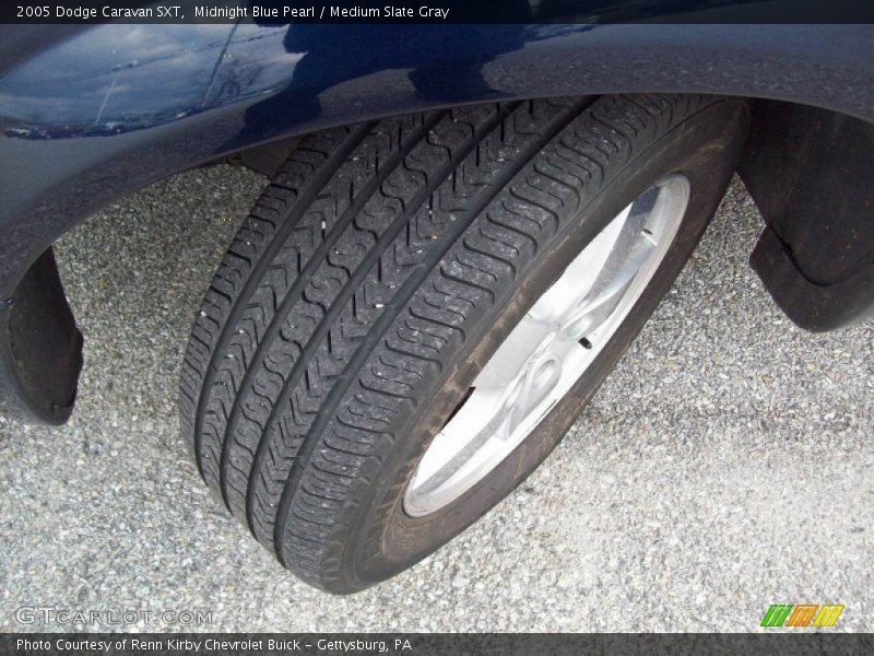 Midnight Blue Pearl / Medium Slate Gray 2005 Dodge Caravan SXT