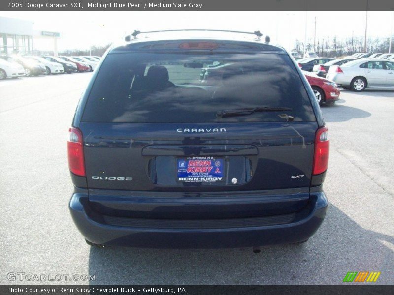 Midnight Blue Pearl / Medium Slate Gray 2005 Dodge Caravan SXT