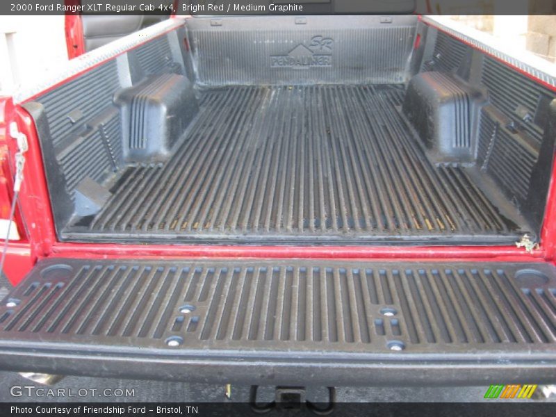 Bright Red / Medium Graphite 2000 Ford Ranger XLT Regular Cab 4x4