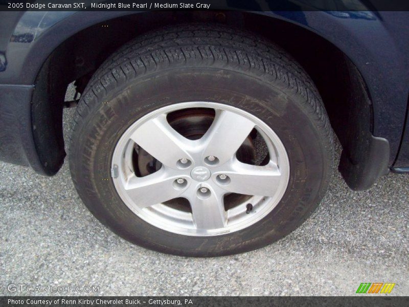 Midnight Blue Pearl / Medium Slate Gray 2005 Dodge Caravan SXT