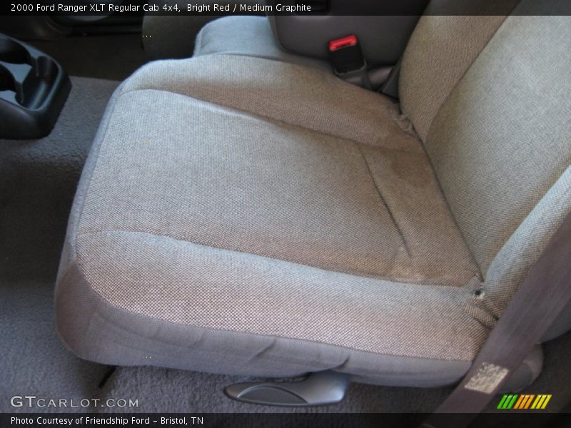 Bright Red / Medium Graphite 2000 Ford Ranger XLT Regular Cab 4x4