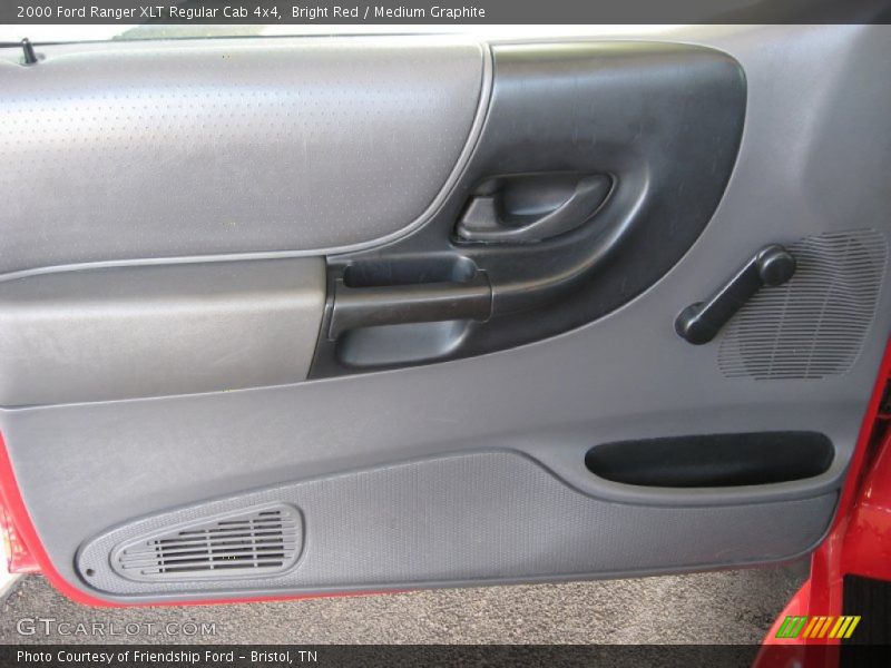 Bright Red / Medium Graphite 2000 Ford Ranger XLT Regular Cab 4x4