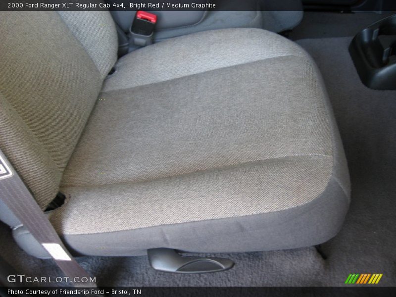 Bright Red / Medium Graphite 2000 Ford Ranger XLT Regular Cab 4x4