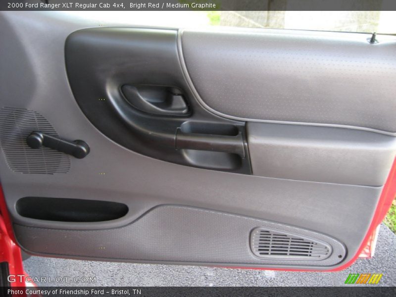 Bright Red / Medium Graphite 2000 Ford Ranger XLT Regular Cab 4x4