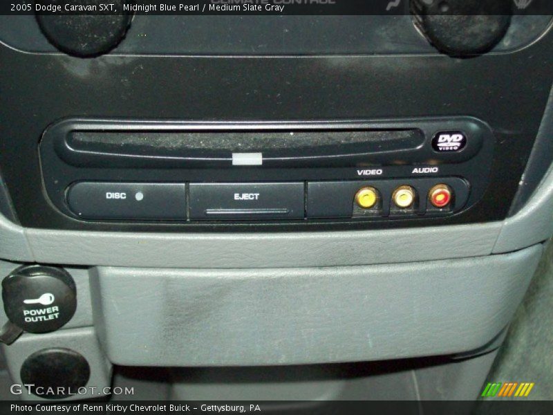 Midnight Blue Pearl / Medium Slate Gray 2005 Dodge Caravan SXT