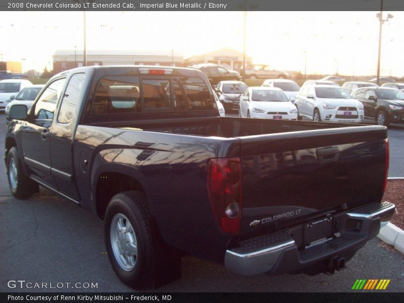 Imperial Blue Metallic / Ebony 2008 Chevrolet Colorado LT Extended Cab