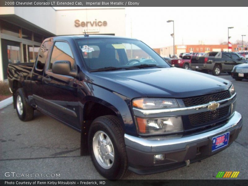 Imperial Blue Metallic / Ebony 2008 Chevrolet Colorado LT Extended Cab