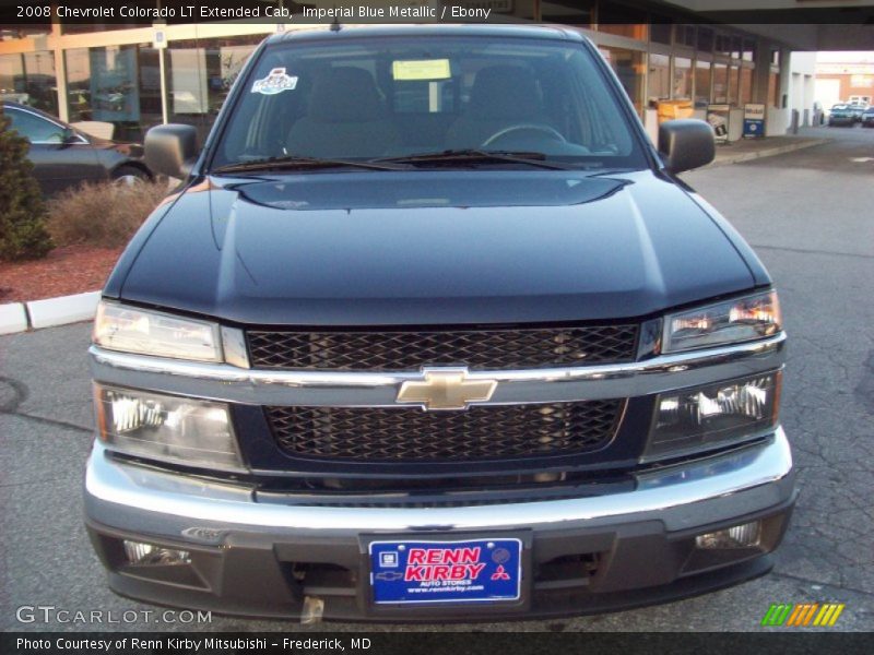 Imperial Blue Metallic / Ebony 2008 Chevrolet Colorado LT Extended Cab
