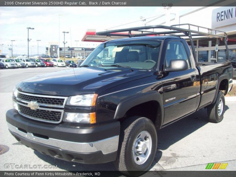Black / Dark Charcoal 2006 Chevrolet Silverado 2500HD Regular Cab
