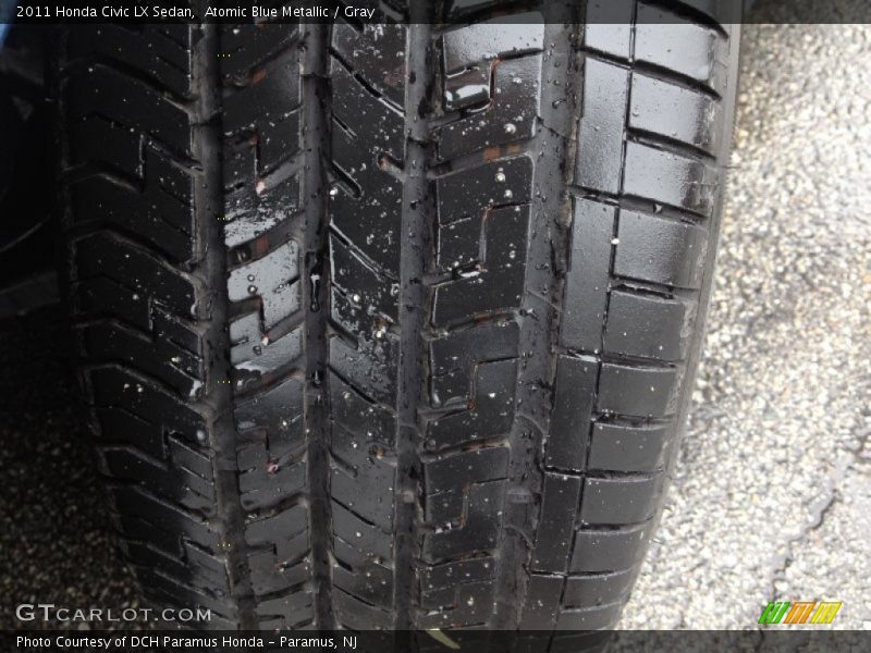 Atomic Blue Metallic / Gray 2011 Honda Civic LX Sedan