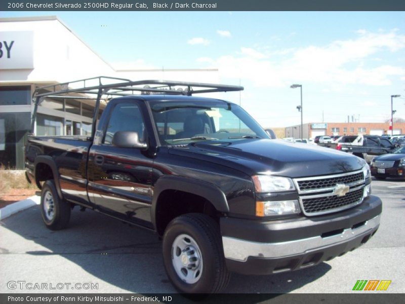 Black / Dark Charcoal 2006 Chevrolet Silverado 2500HD Regular Cab